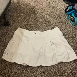 White lululemon skirt size 12
